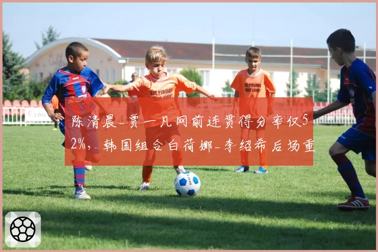 陈清晨_贾一凡网前连贯得分率仅52%，韩国组合白荷娜_李绍希后场重杀更高效？